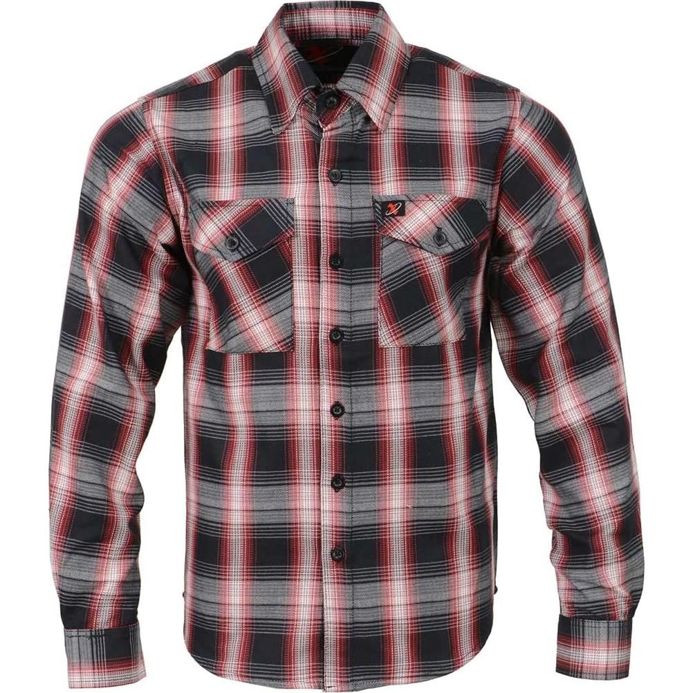 Camisa de Franela a Cuadros Hombre Milwaukee Leather Mediana