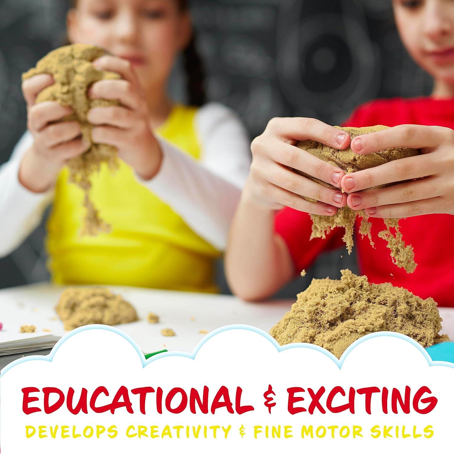 Arena Sensorial a Granel 4.54 kg Beige con Contenedor