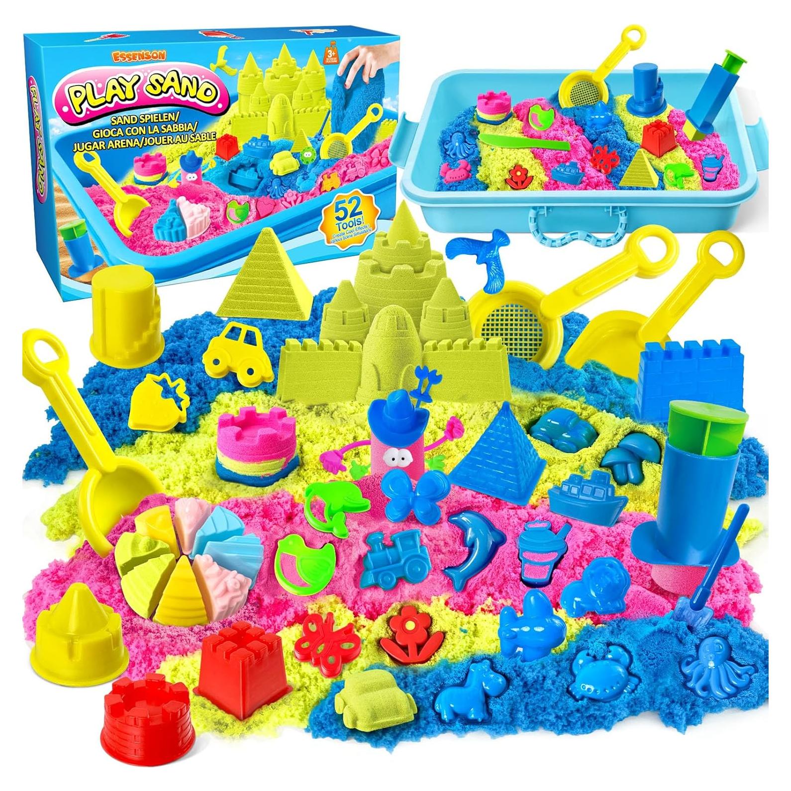 Caja Sensorial ESSENSON - Kit de Arena 52 PZS con 1.36kg