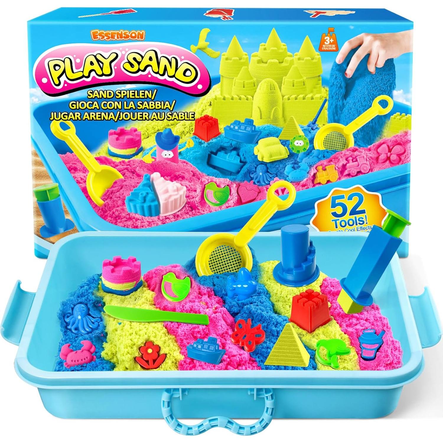 Caja Sensorial ESSENSON - Kit de Arena 52 PZS con 1.36kg