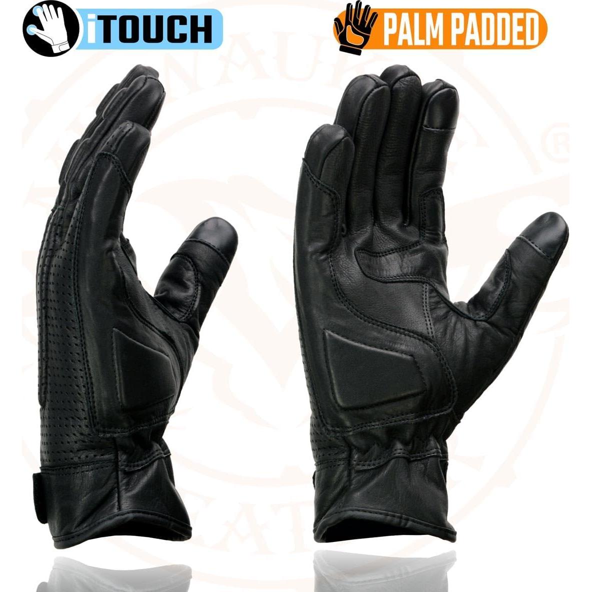 Guantes de motocicleta Milwaukee Leather MG7526 con pantalla táctil