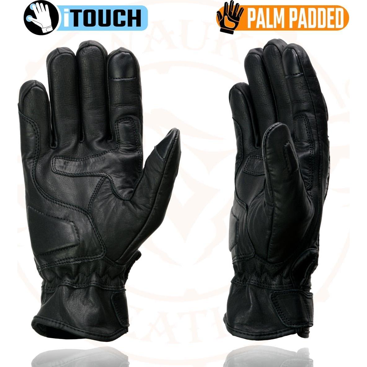 Guantes de motocicleta Milwaukee Leather MG7526 con pantalla táctil