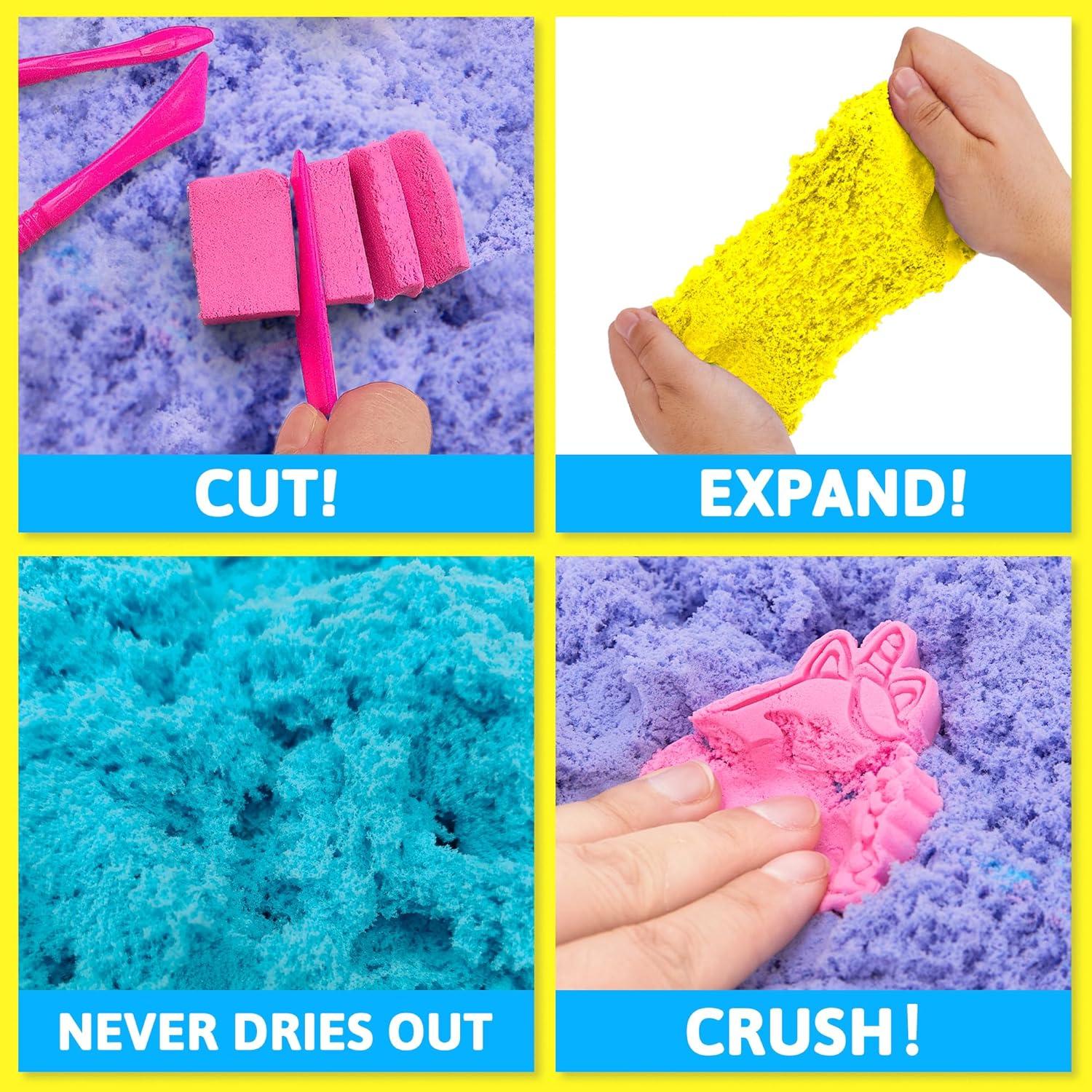 Kit de Arena Sensorial Colorida y Elástica Carolart - 5 Colores