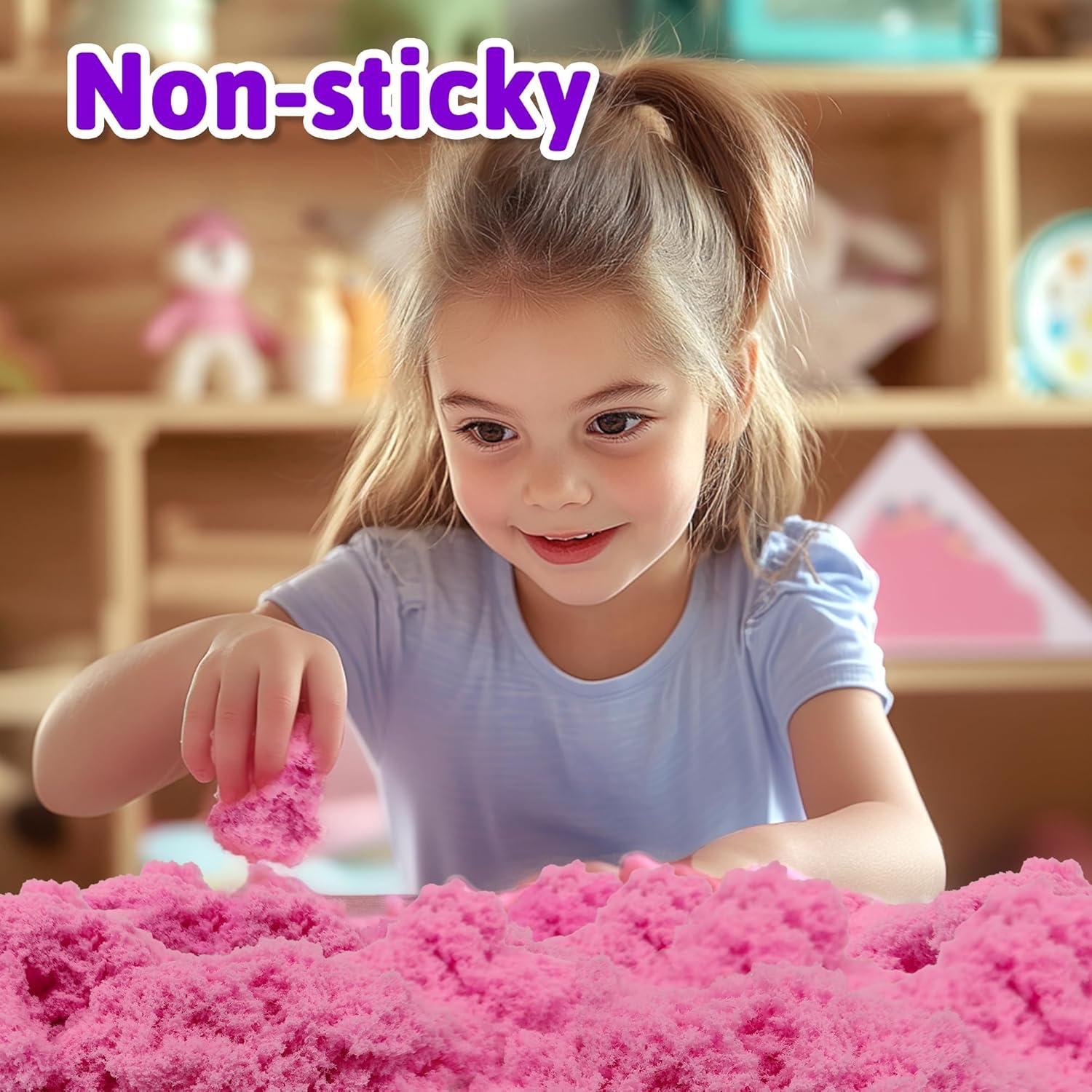 Kit de Arena Sensorial Colorida y Elástica Carolart - 5 Colores