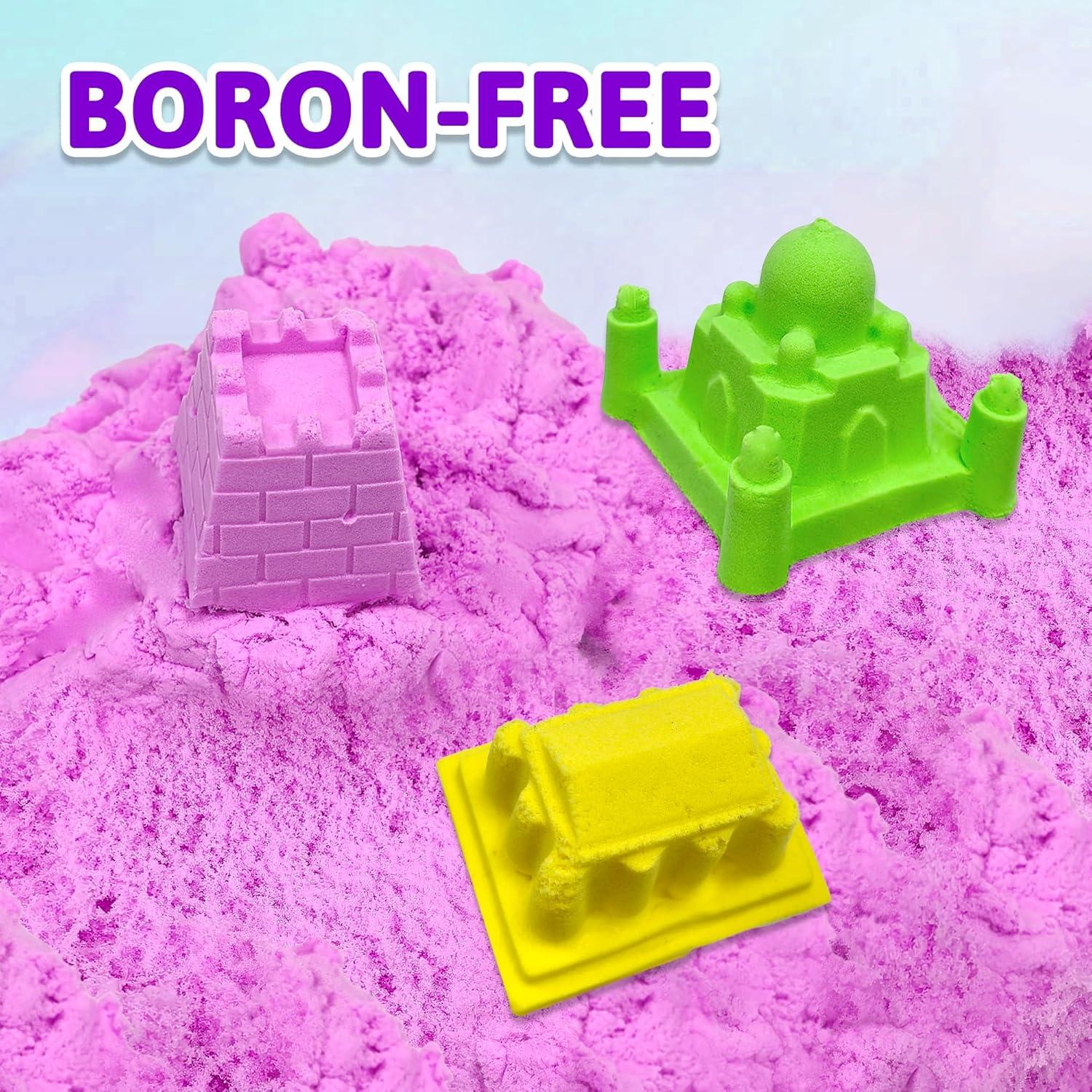 Kit de Arena Sensorial Colorida y Elástica Carolart - 5 Colores