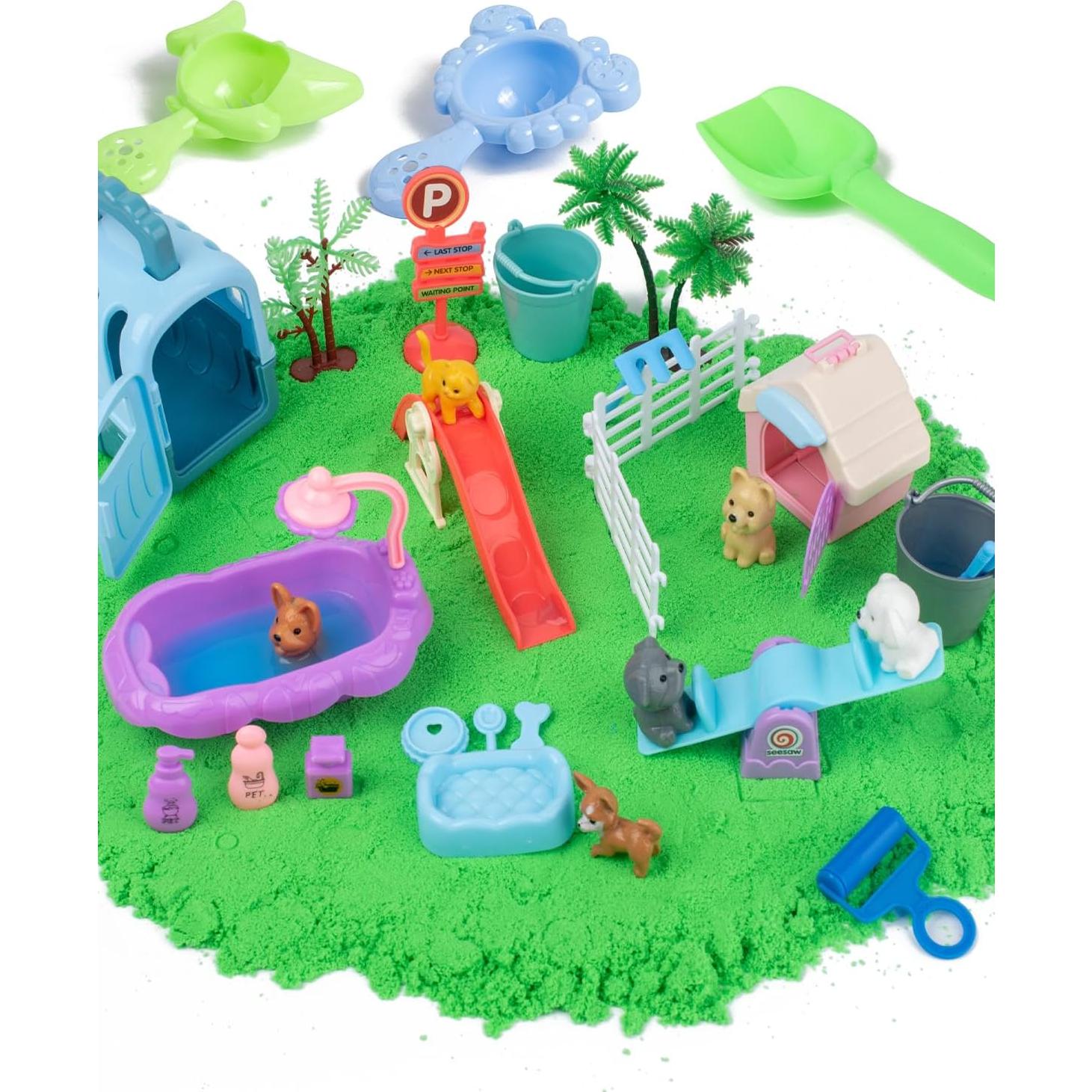 Caja Sensorial para Mascotas Sikmcle con Arena Moldeable