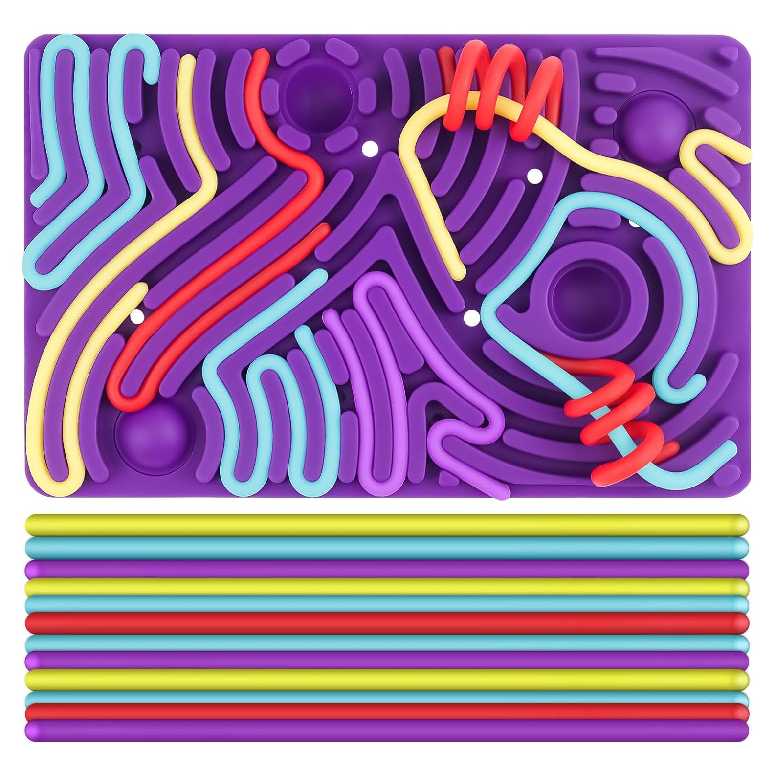 Tablero de Actividad Sensorial QETRABONE 16.99x10.74cm 20 Cuerdas