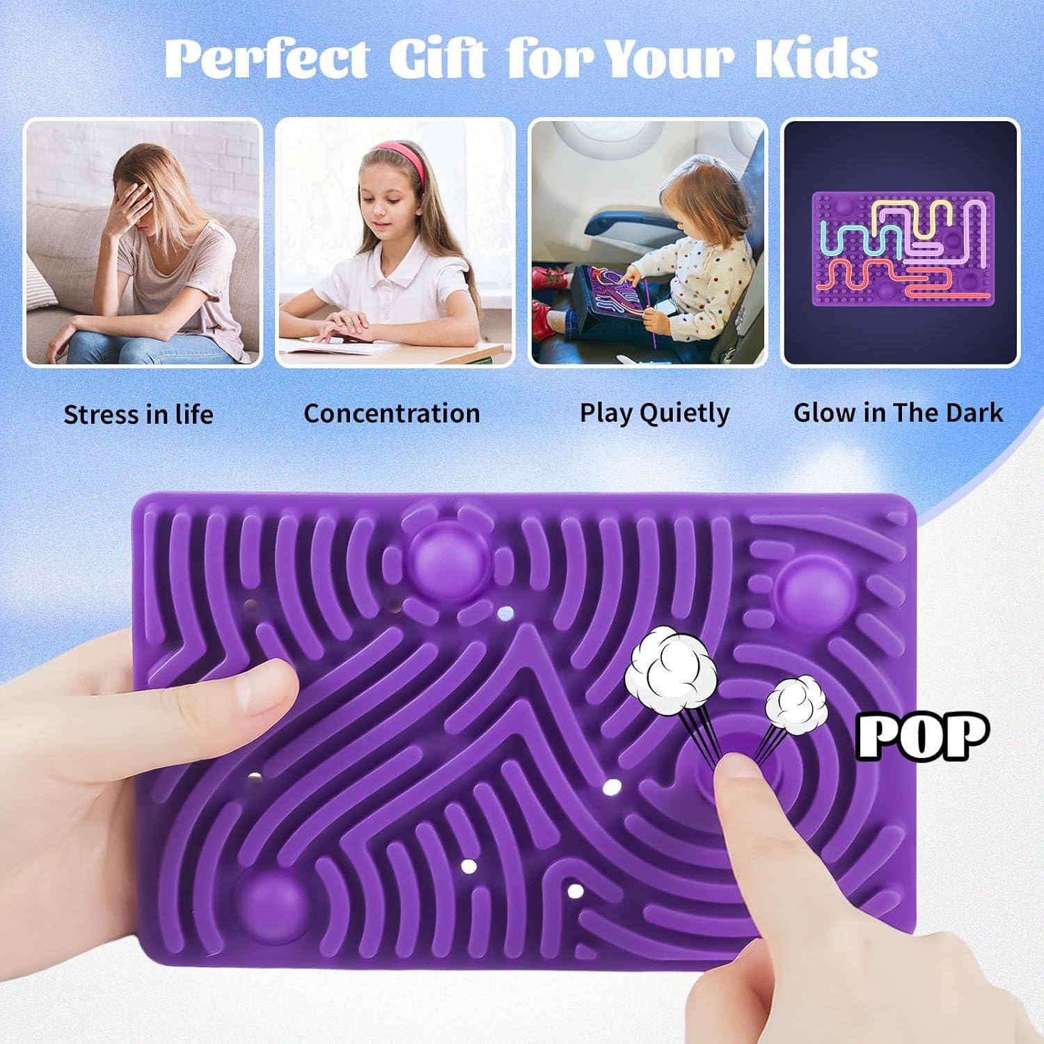 Tablero de Actividad Sensorial QETRABONE 16.99x10.74cm 20 Cuerdas