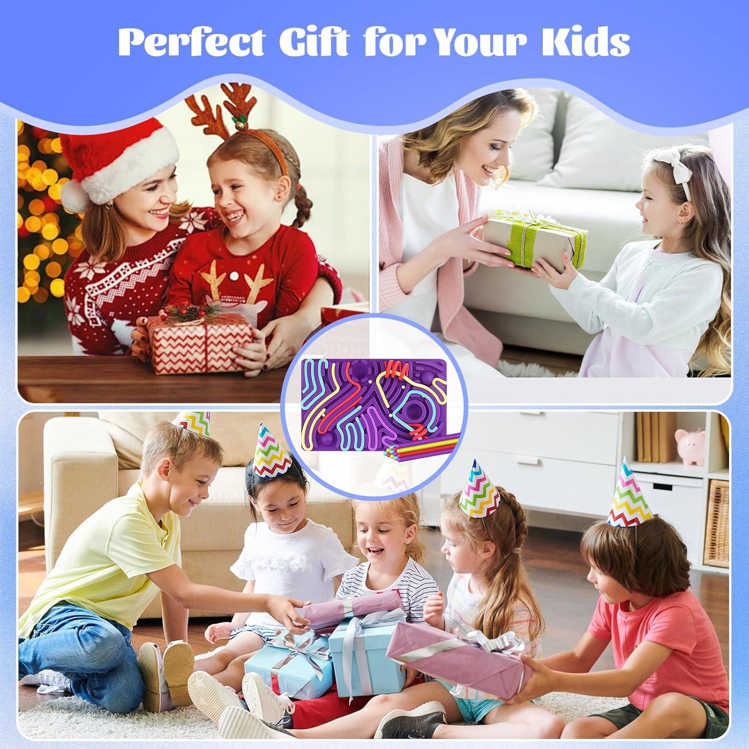 Tablero de Actividad Sensorial QETRABONE 16.99x10.74cm 20 Cuerdas