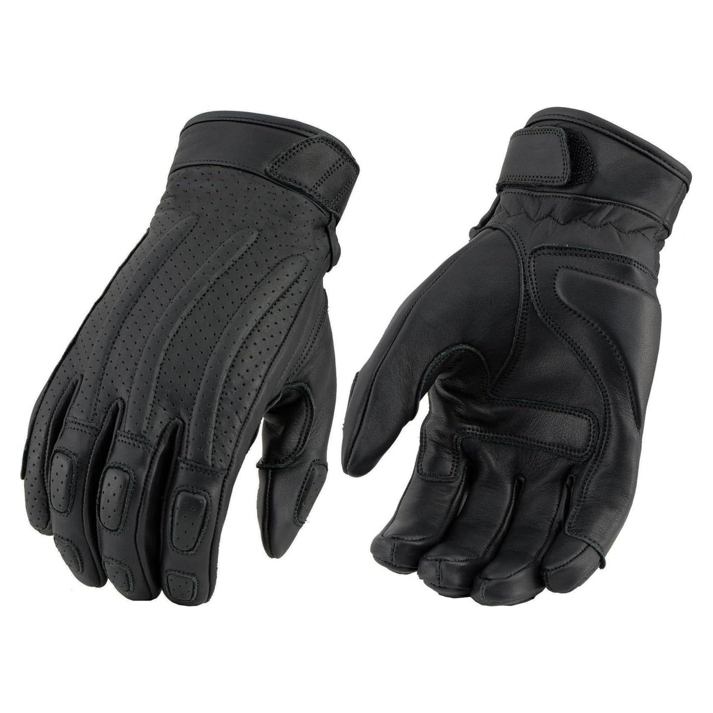 Guantes de motocicleta Milwaukee Leather MG7526 Negro Talla 4XL
