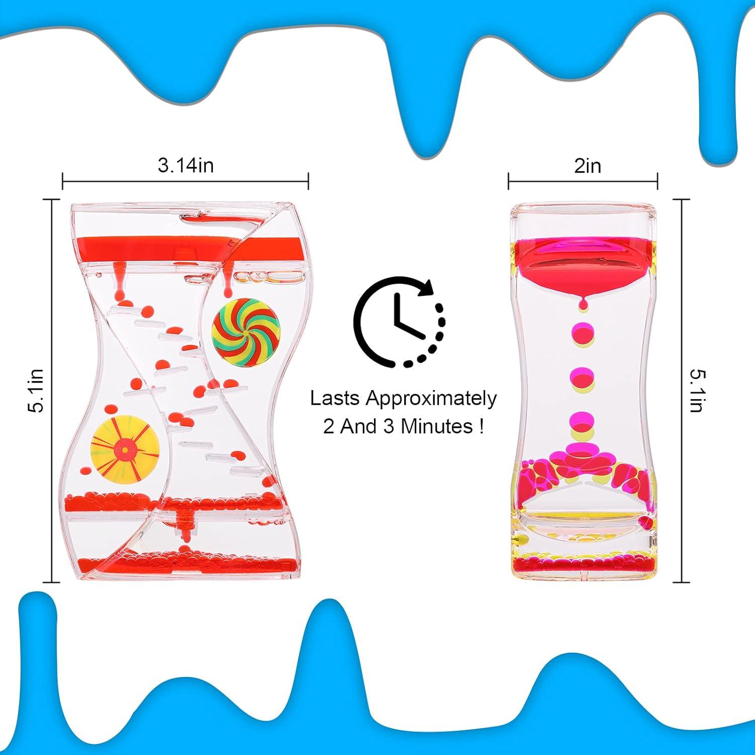 Temporizador Líquido Antiestrés XINBAOHONG 4-Pack 7.91x12.91cm