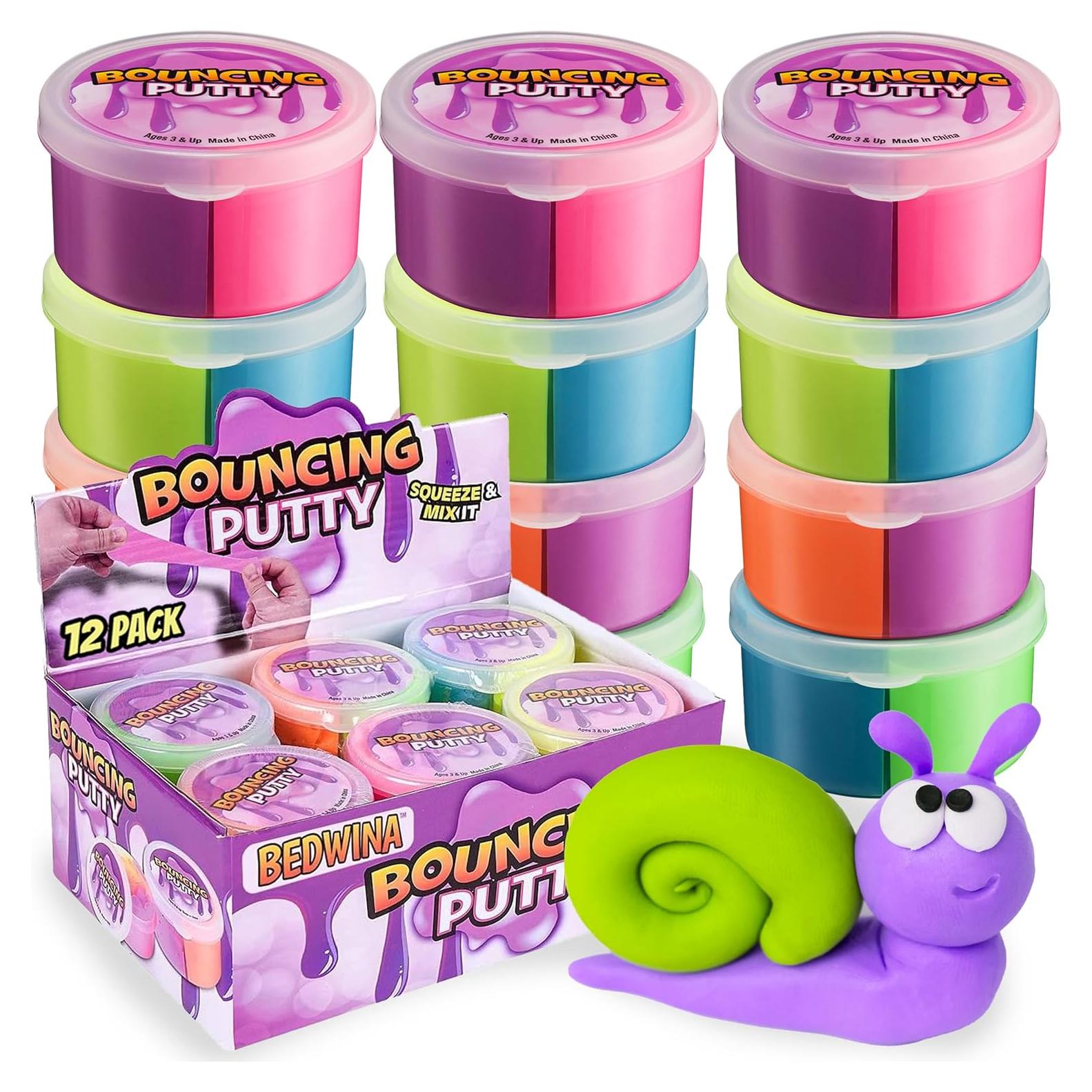 Pasta Rebotadora Neón Bedwina - Paquete de 12 Unidades
