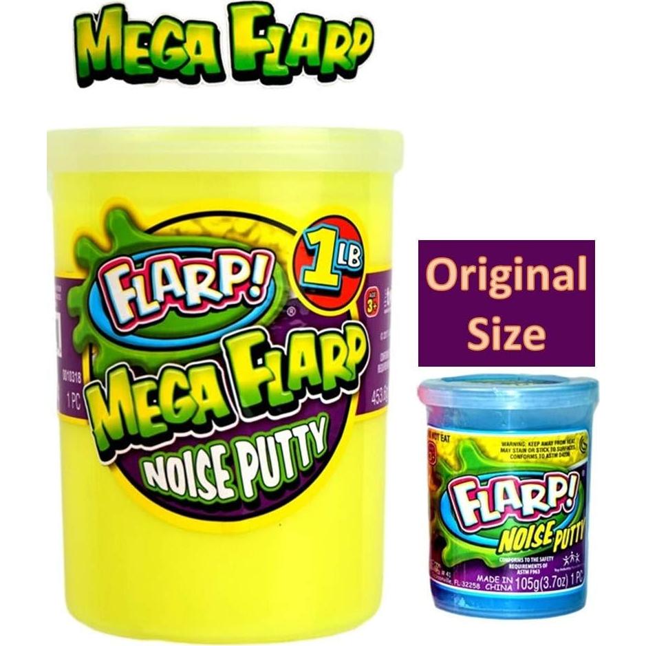 Putty Antiestrés Mega Flarp 0.45 kg JA-RU Aromatizado