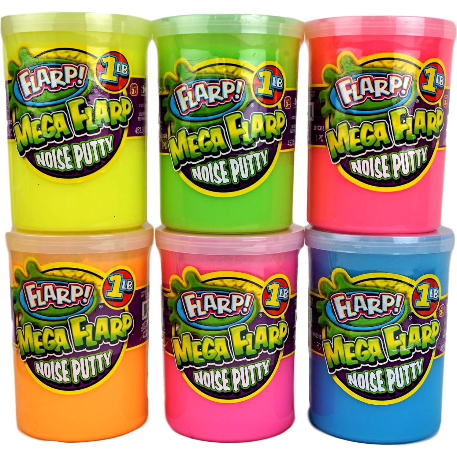 Putty Antiestrés Mega Flarp 0.45 kg JA-RU Aromatizado