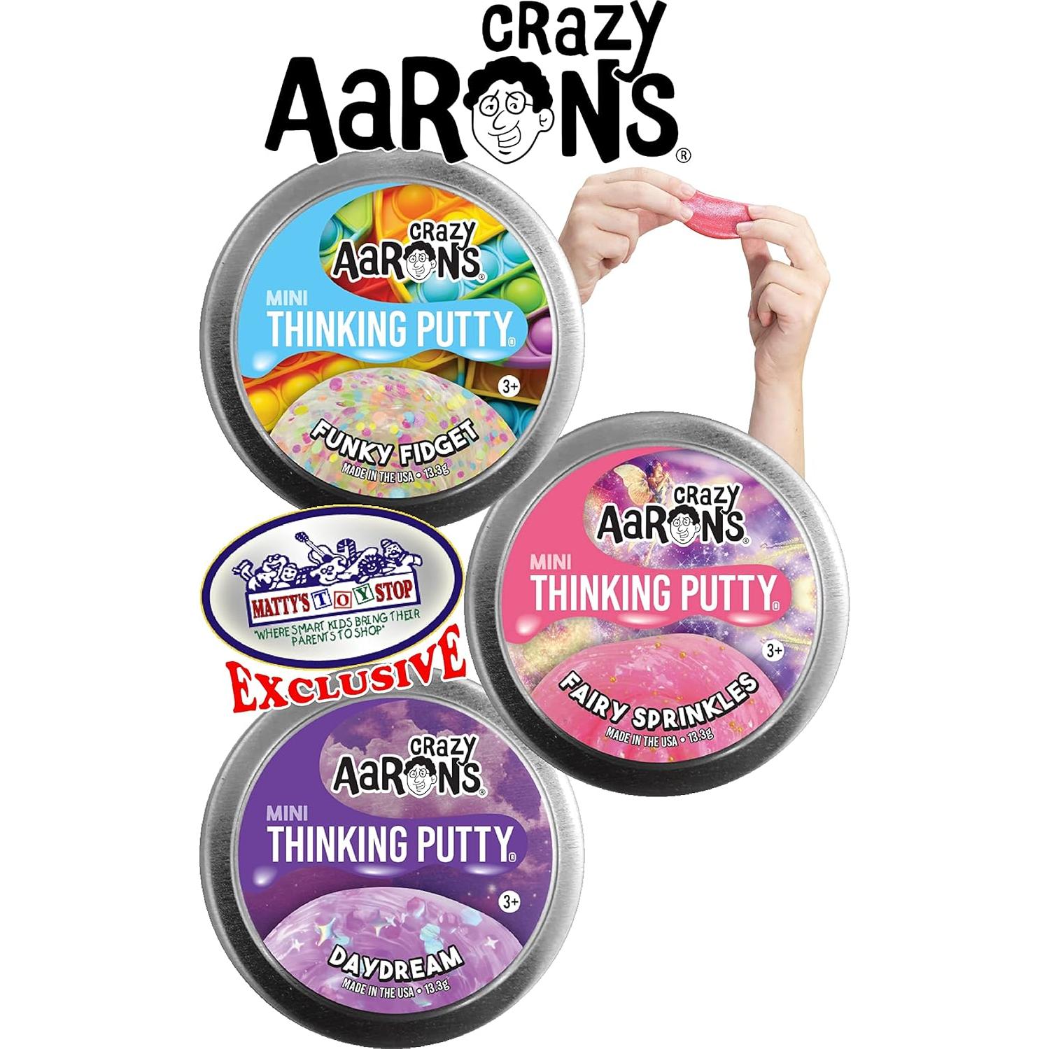 Conjunto de Masilla Crazy Aaron's Mini Tins - 3 Paquetes 13.3g