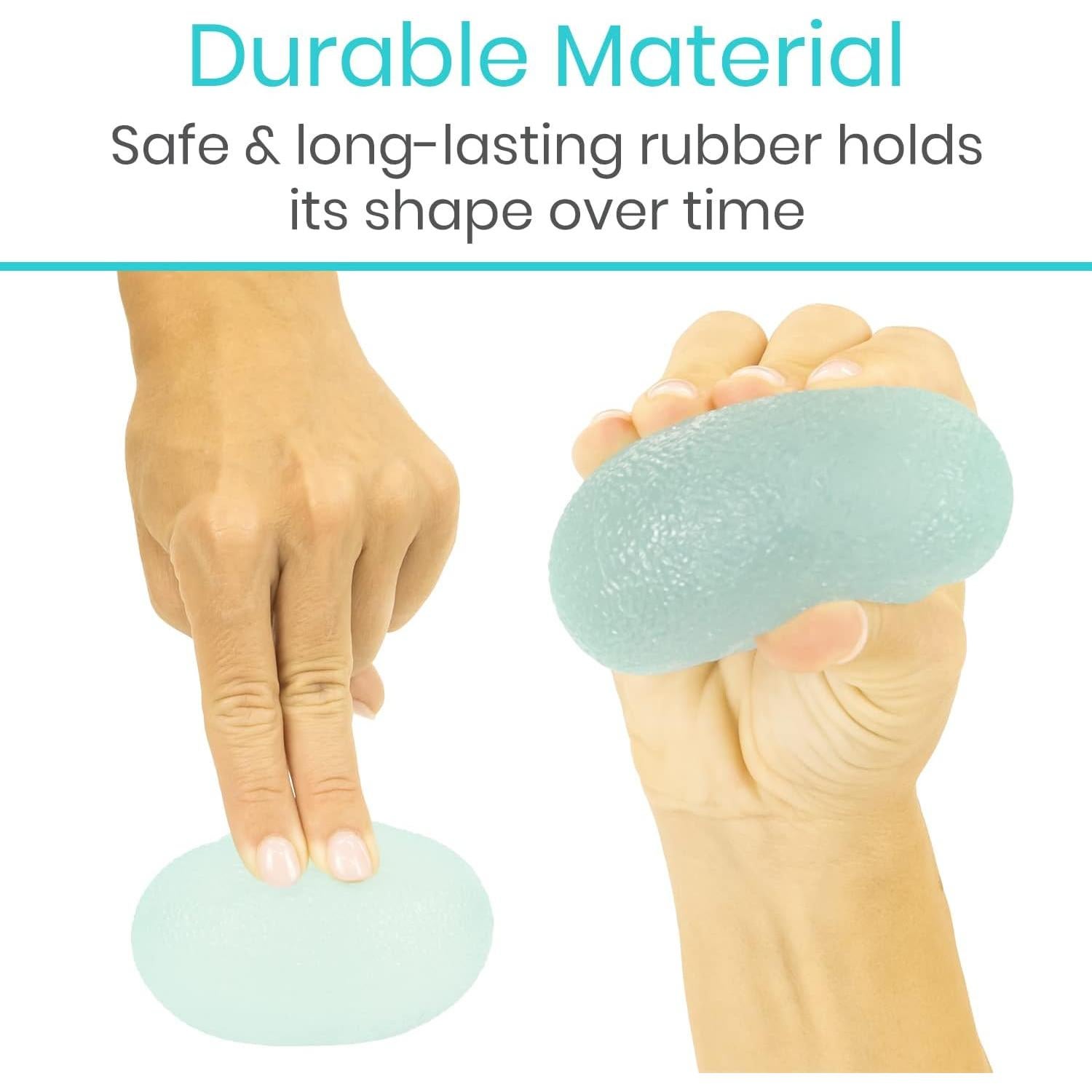 Pelotas de Compresión Vive para Terapia de Mano - Paquete de 4