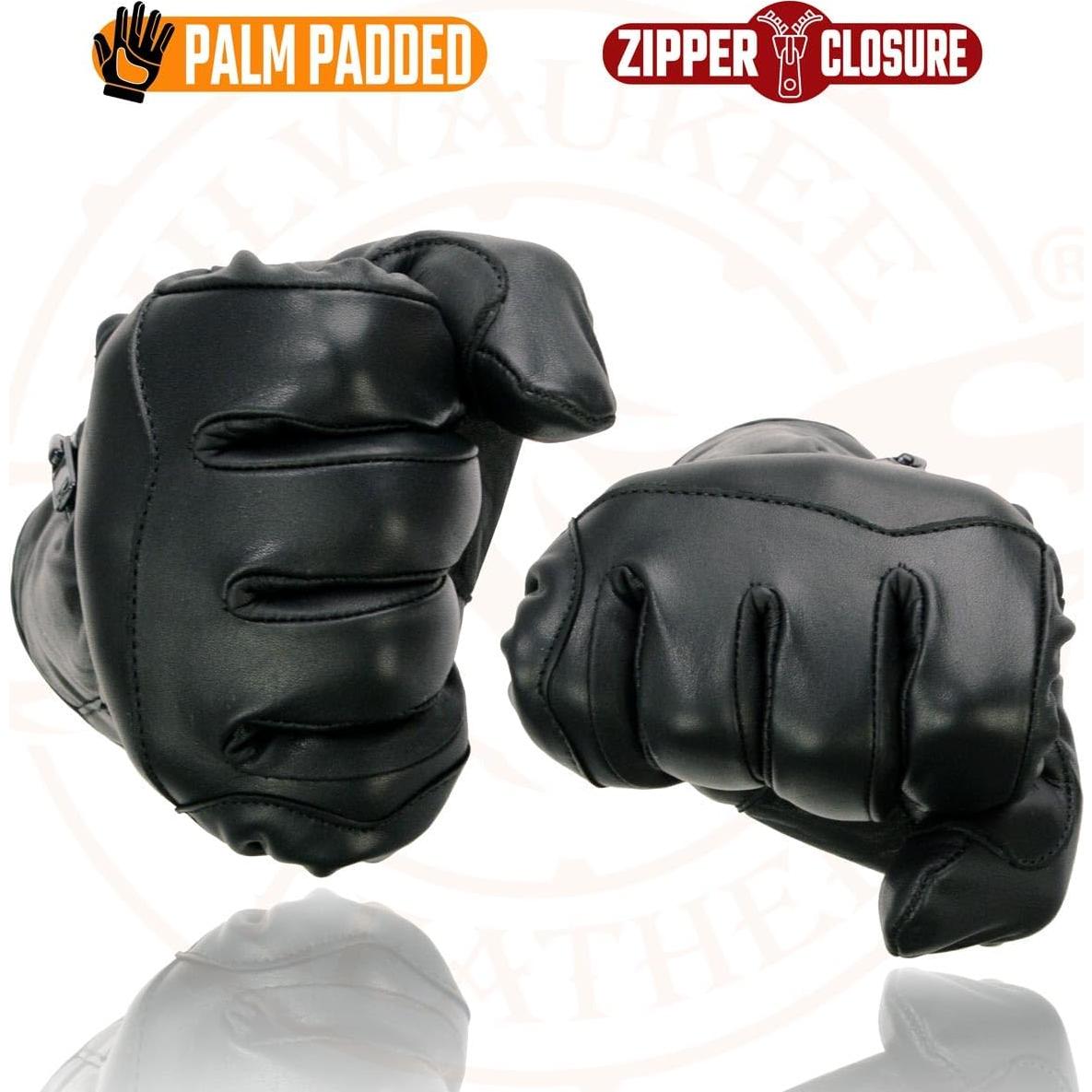 Guantes de Cuero Aislados Milwaukee Leather MG7575 para Hombre