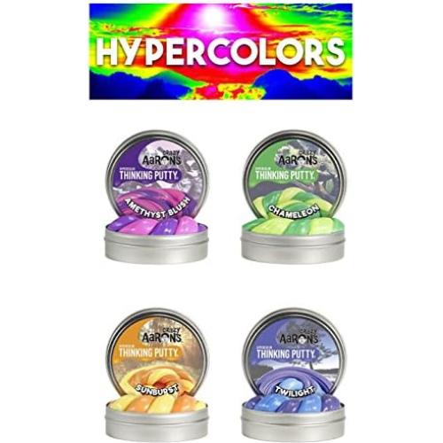 Crazy Aaron's Thinking Putty 354 g Mini Tin Assortment 12 Pack