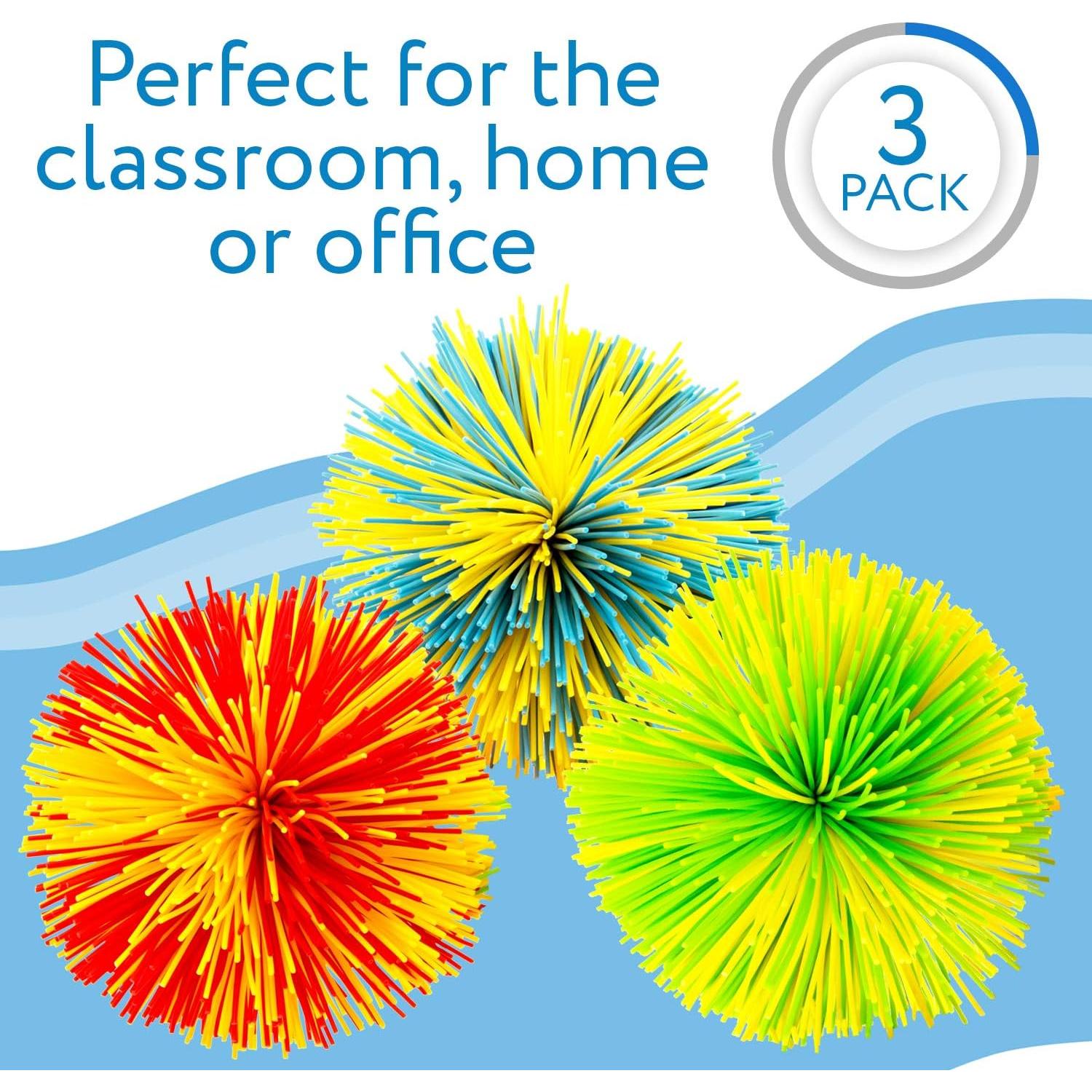 Pelotas Antiestrés de Silicona Impresa 3-Pack 7.62 cm