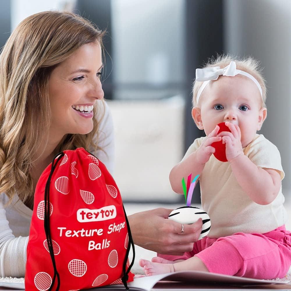 Juego de Pelotas Sensoriales Teytoy 10 Piezas para Bebés