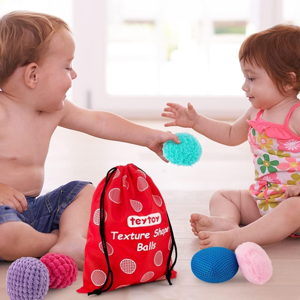 Juego de Pelotas Sensoriales Teytoy 10 Piezas para Bebés