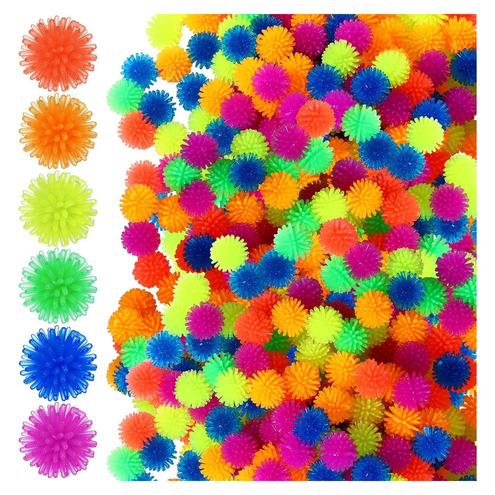 100 Bolas Erizadas Antiestrés Charniol 2.54 cm Multicolor