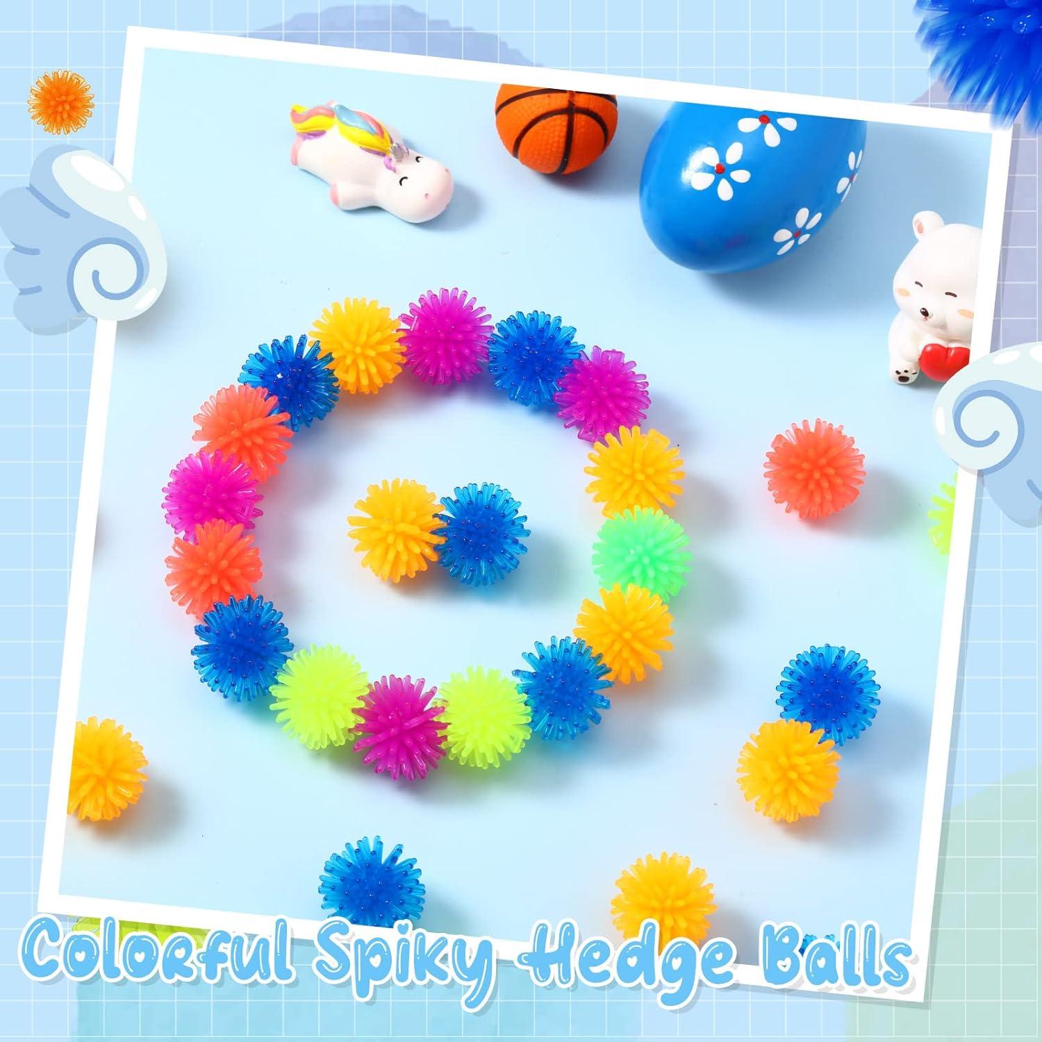 100 Bolas Erizadas Antiestrés Charniol 2.54 cm Multicolor