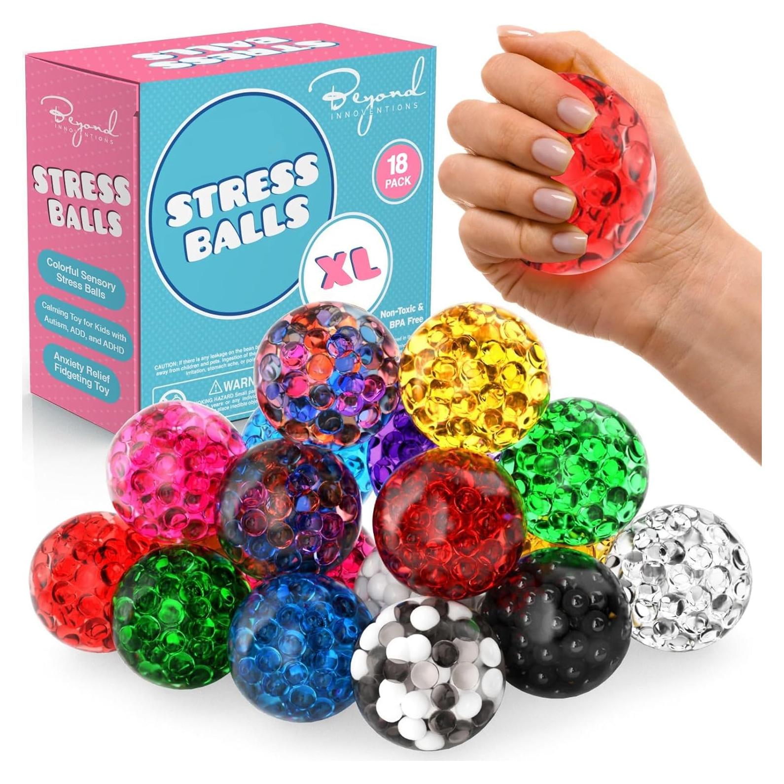 Pelotas Antiestrés XL Beyond Innoventions - Paquete de 18