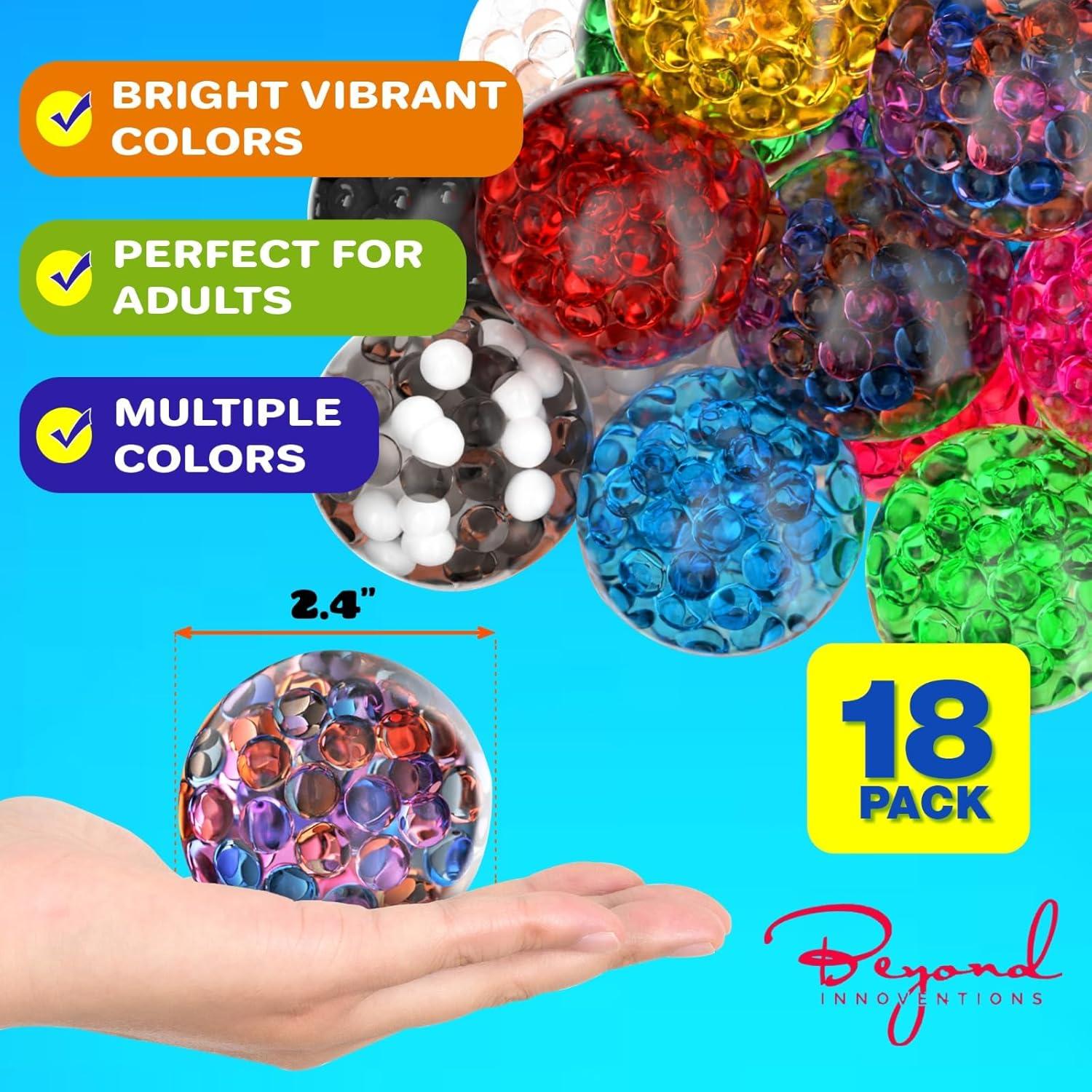 Pelotas Antiestrés XL Beyond Innoventions - Paquete de 18