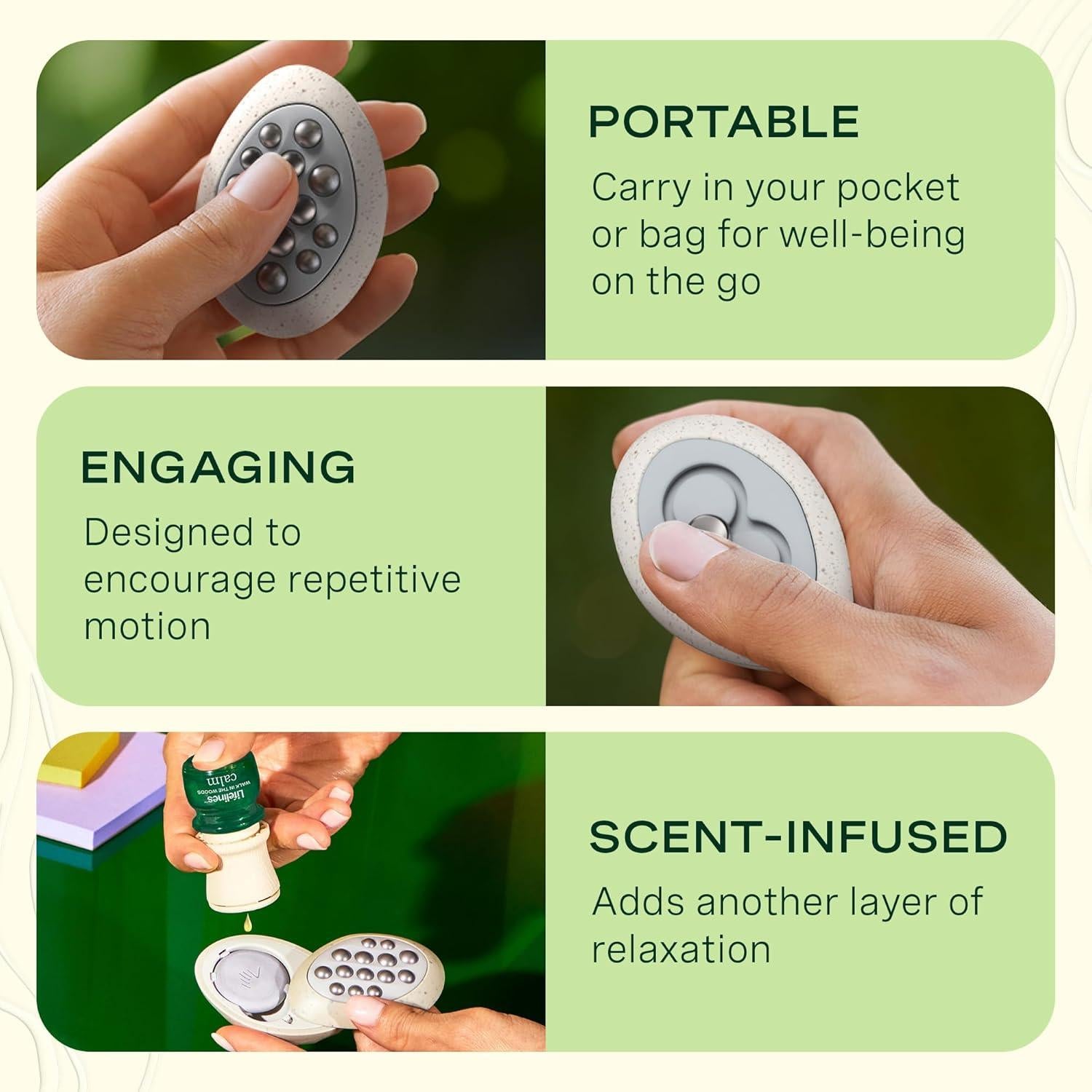 Piedras de Enraizamiento Lifelines Flow con Aroma Calmante