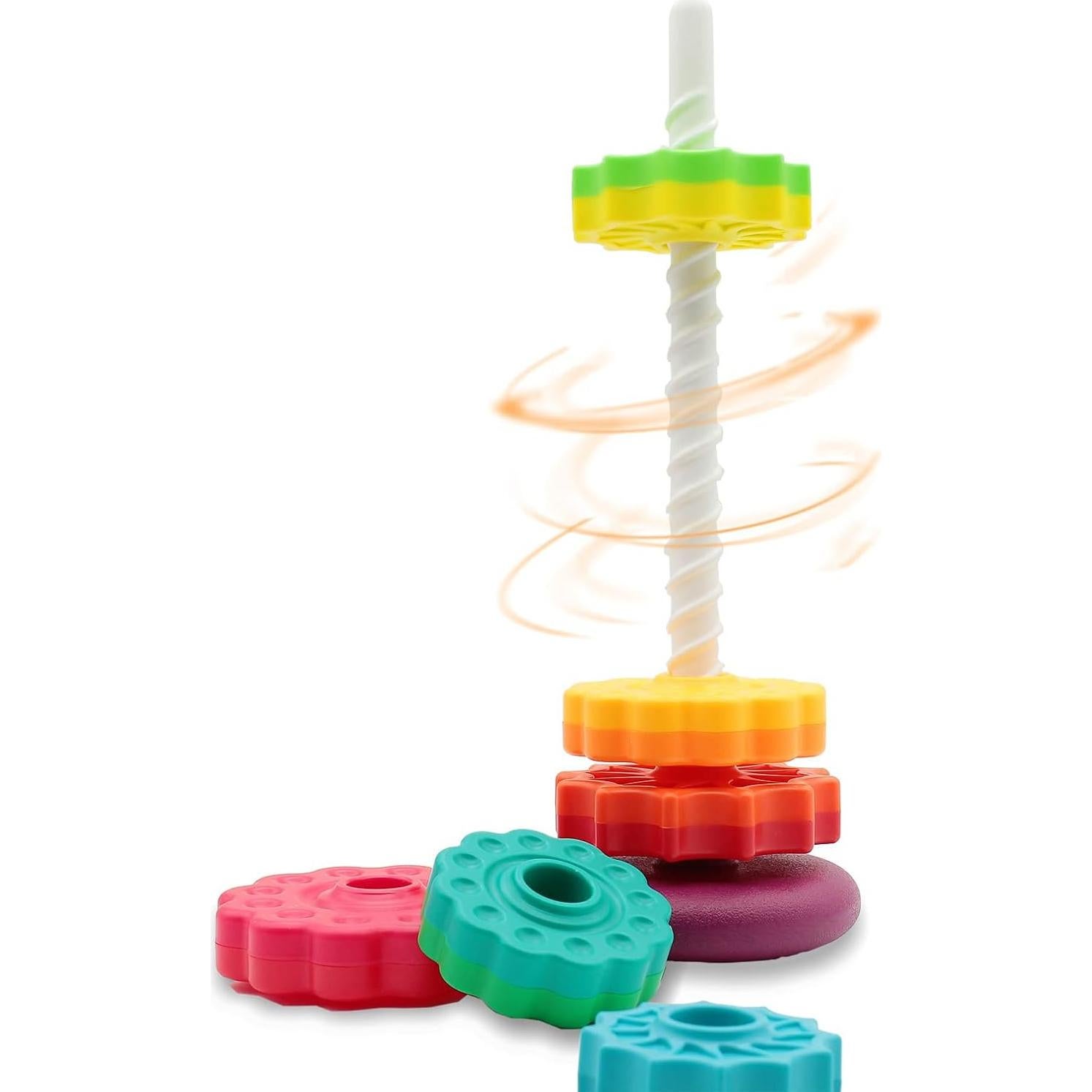 Juguete de Apilamiento Giratorio BYFWH para Bebés 0.55 kg
