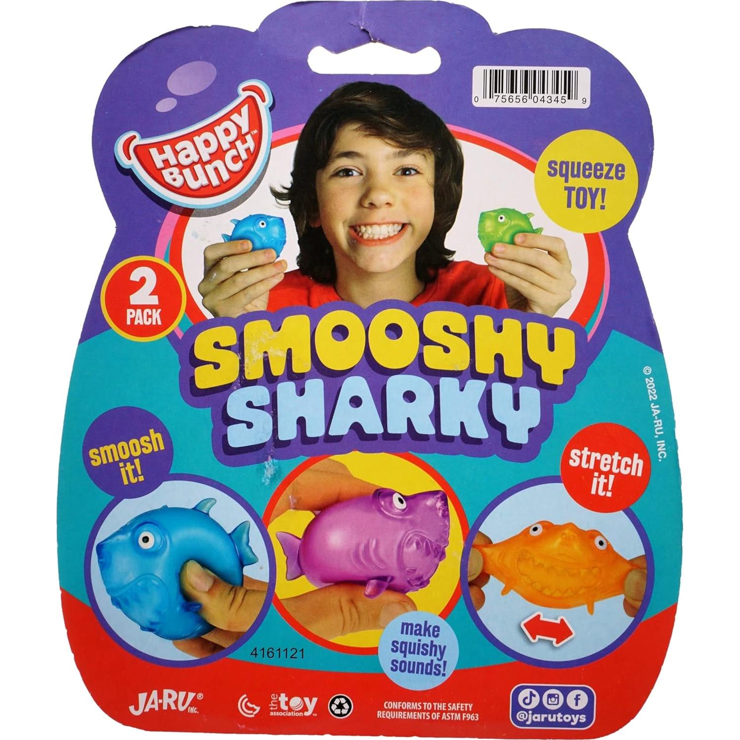 JA-RU Juguetes Squishy Tiburón Mini - Paquete de 24 Unidades