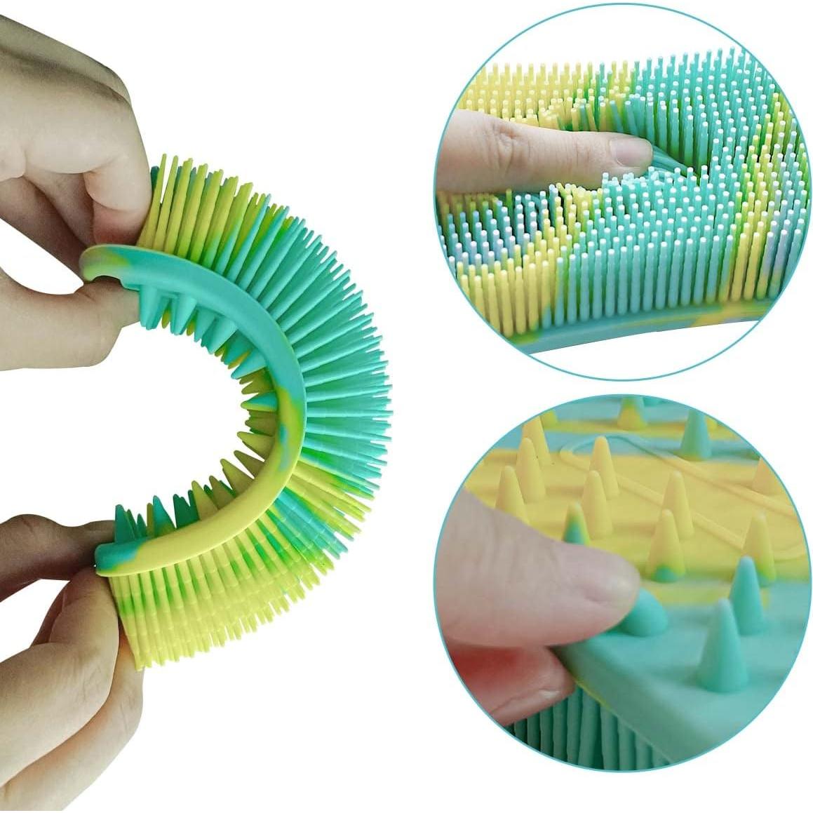 Esponja de Cuerpo de Silicona TTSAM 2 en 1 Verde Camuflaje