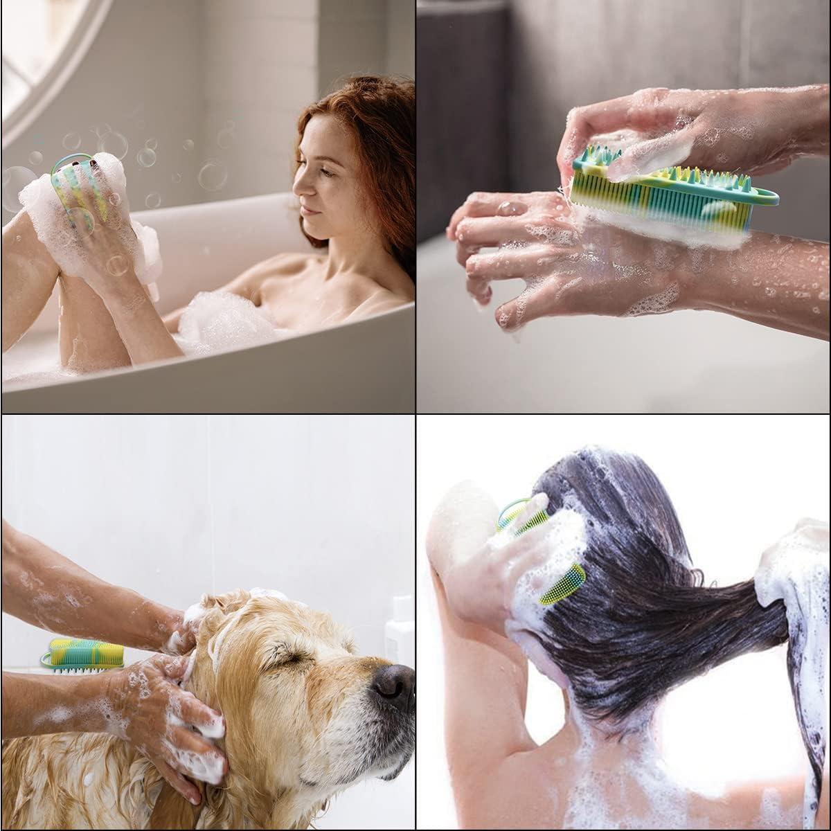 Esponja de Cuerpo de Silicona TTSAM 2 en 1 Verde Camuflaje