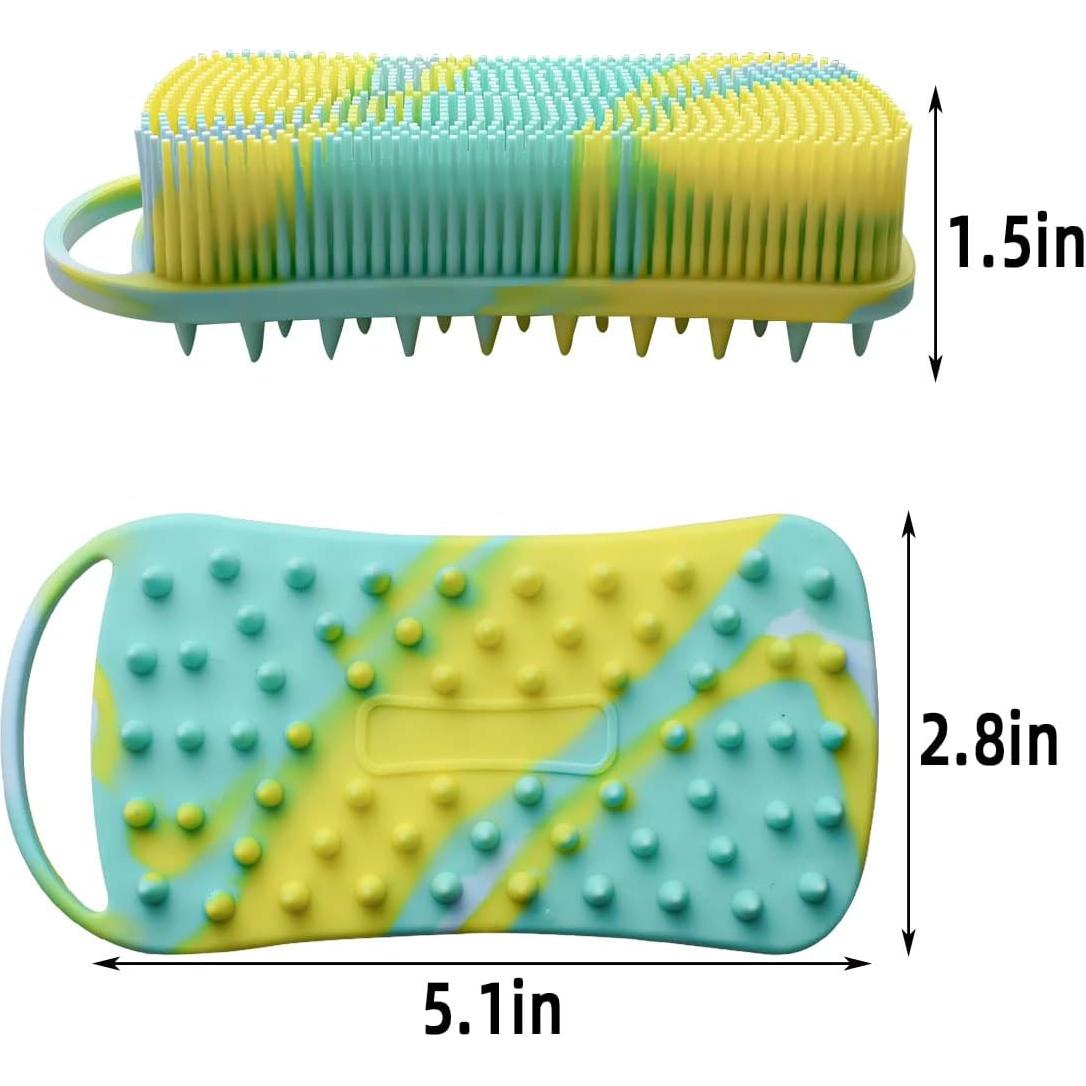 Esponja de Cuerpo de Silicona TTSAM 2 en 1 Verde Camuflaje