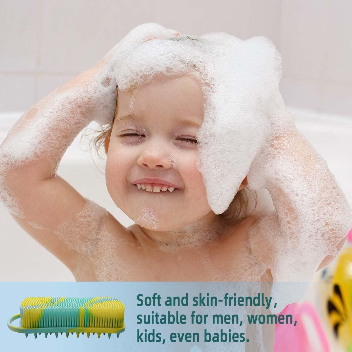 Esponja de Cuerpo de Silicona TTSAM 2 en 1 Verde Camuflaje