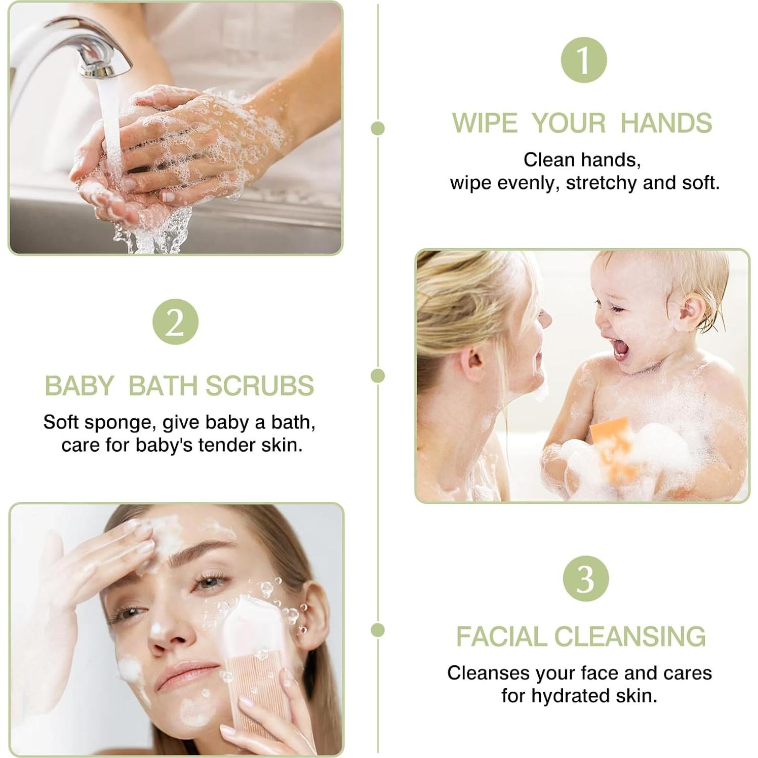 Juego de 2 Cepillos y Esponja para Bebé Zoolinn - Cuidado Costra Láctea