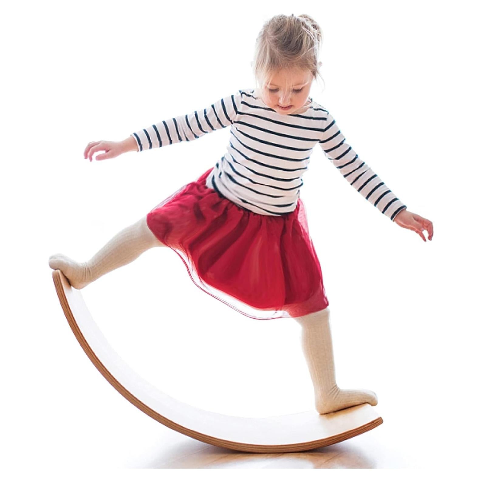 Tablero de Equilibrio Wobble Gentle Monster 89 cm Madera Natural