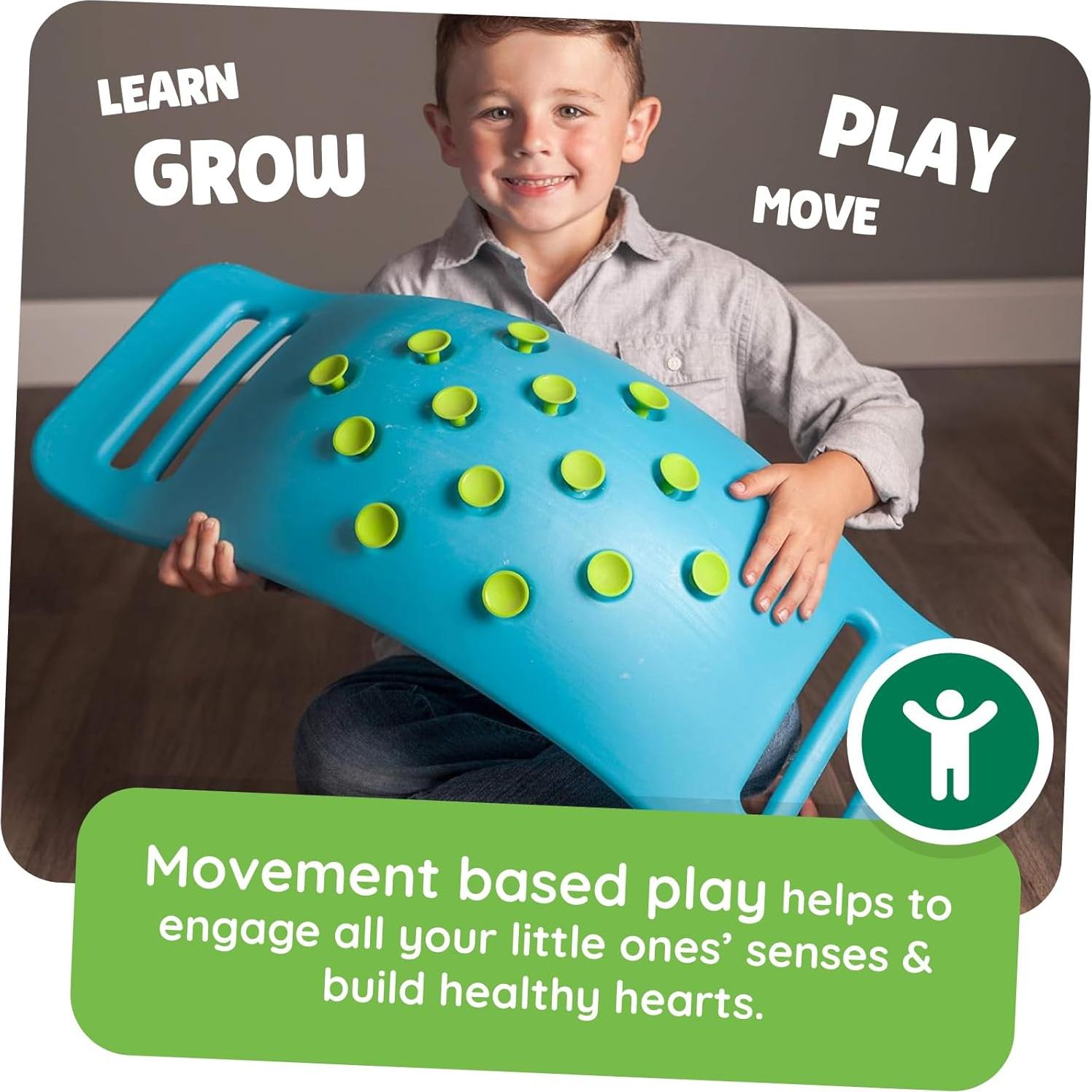 Teeter Popper Fat Brain Toys Azul - Juguete Sensorial 3+ Años