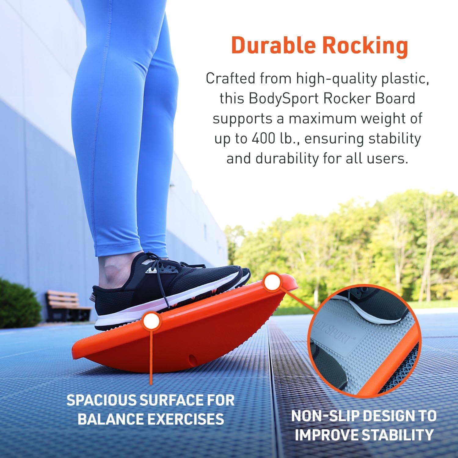 Tabla de Equilibrio Body Sport Rocker Antideslizante 35.6 cm