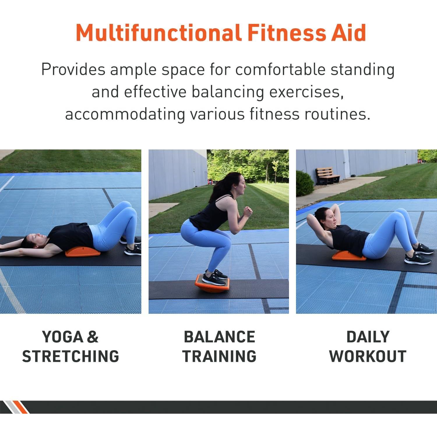 Tabla de Equilibrio Body Sport Rocker Antideslizante 35.6 cm