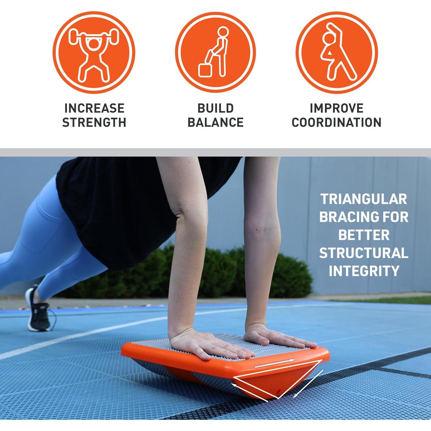 Tabla de Equilibrio Body Sport Rocker Antideslizante 35.6 cm