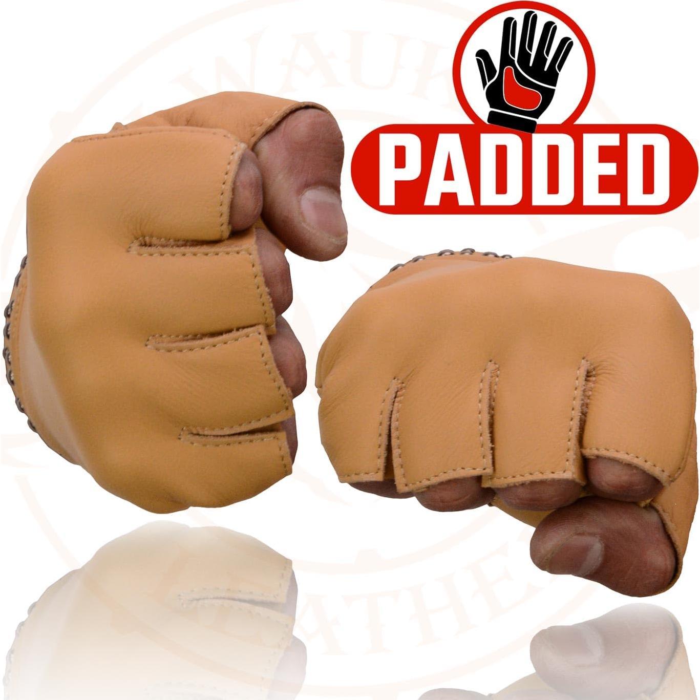 Guantes de moto Milwaukee Leather MG7761 mujer cuero gel