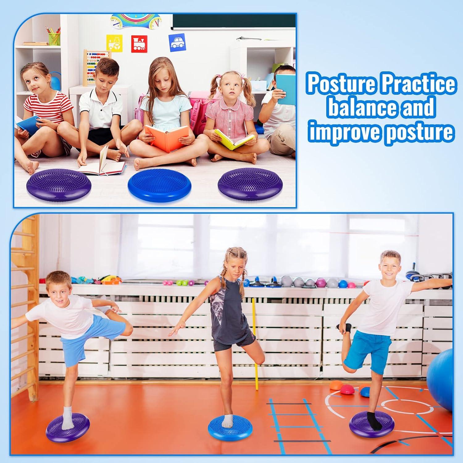 Cojines Inestables Outus 34 cm para Niños - 2 Pcs con Bomba