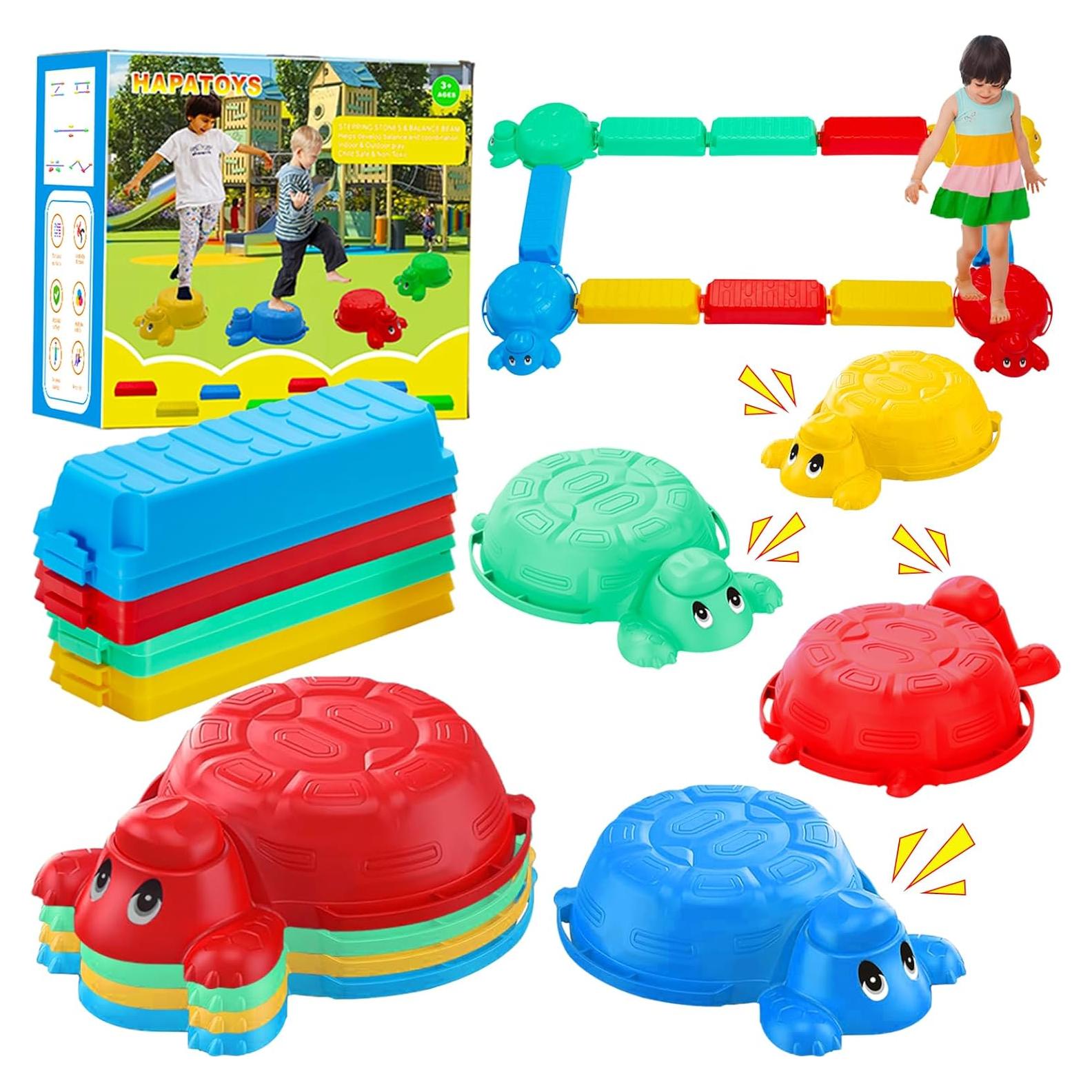 Piedras de Salto de Equilibrio HAPATOYS - 12 Piezas Multicolor