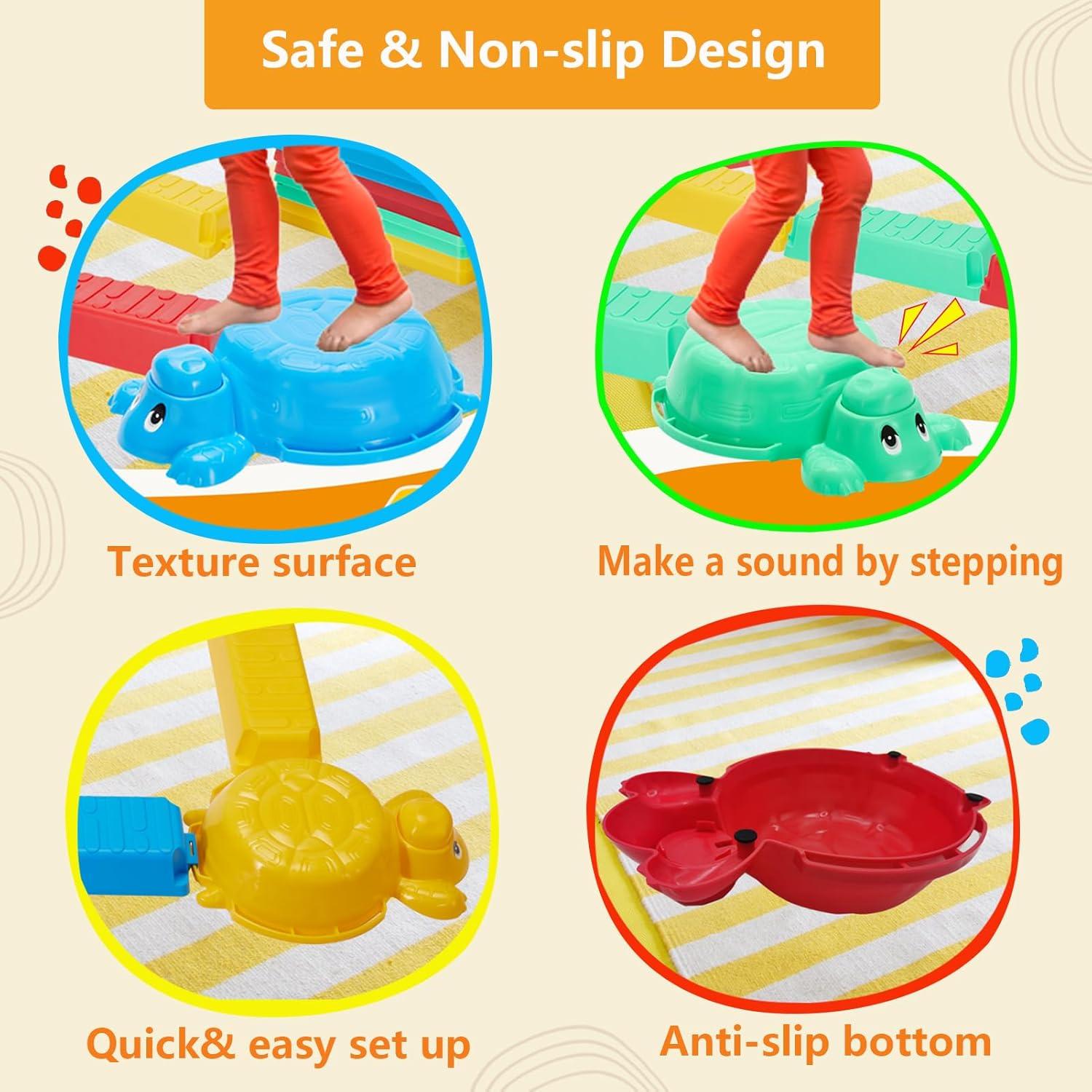 Piedras de Salto de Equilibrio HAPATOYS - 12 Piezas Multicolor