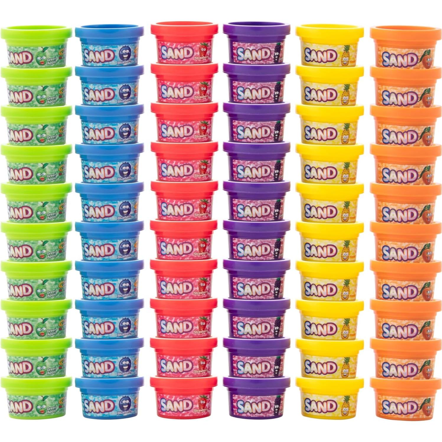 Arena de Jugar Crayola 60 Tarros Aromatizados 28g Colores Brillantes