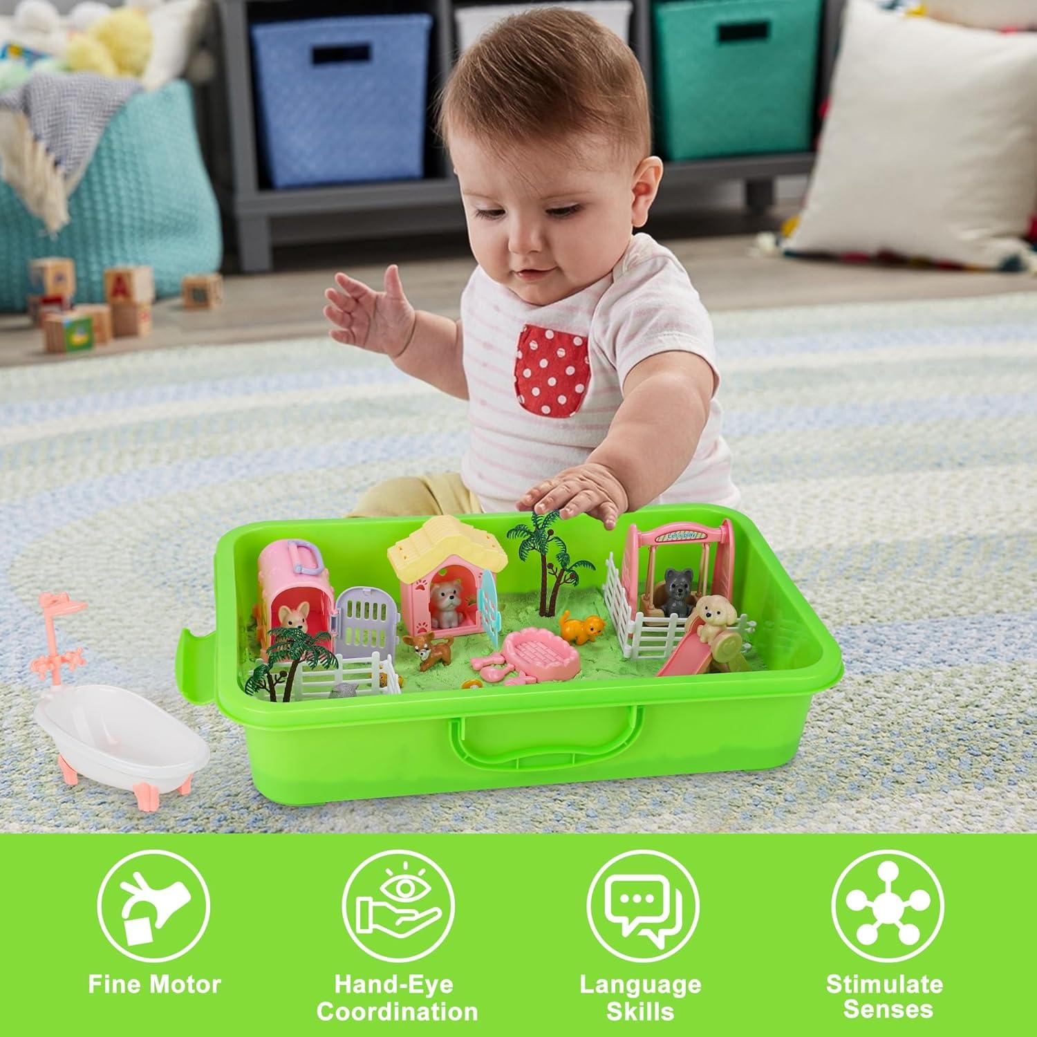 Caja Sensorial de Arena Mathea 1.0 kg para Niños 3 a 6 Años