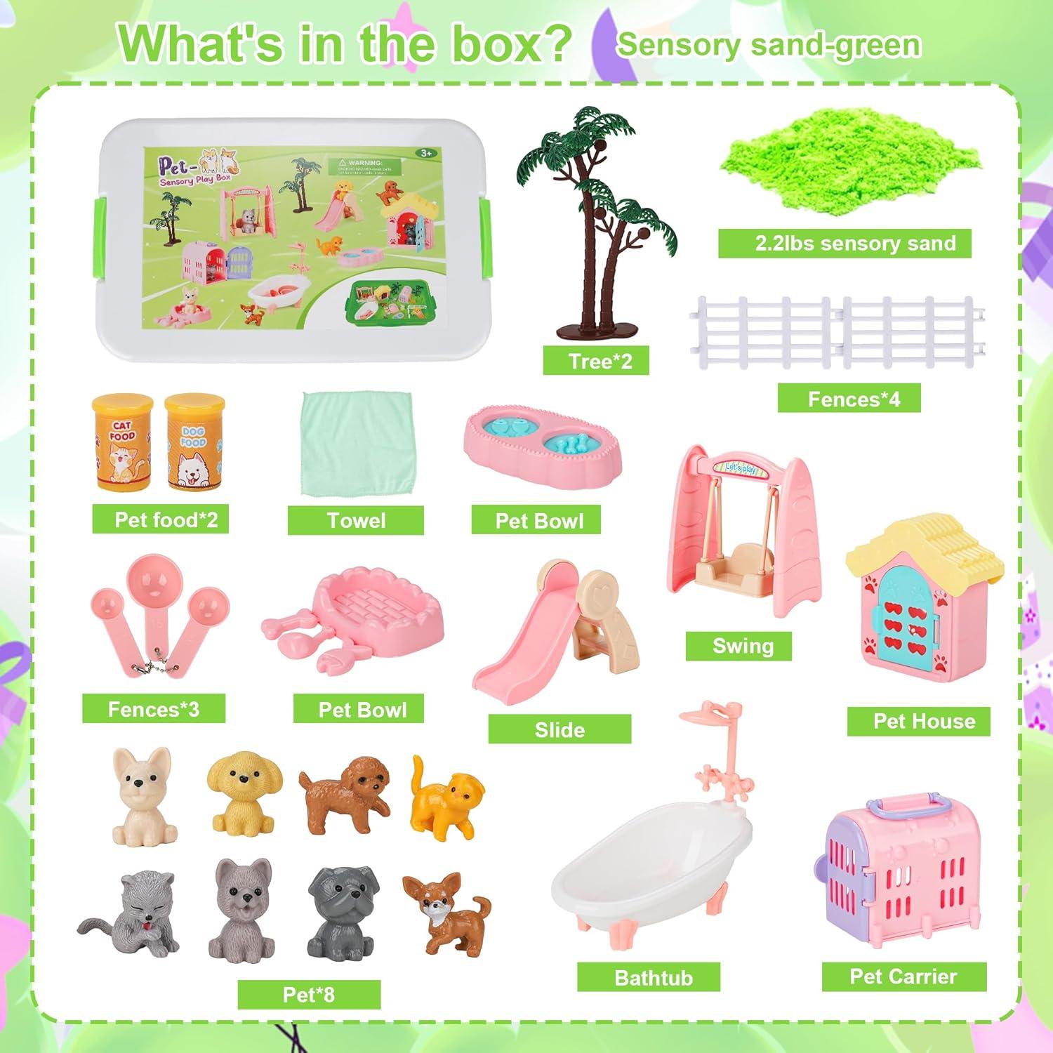 Caja Sensorial de Arena Mathea 1.0 kg para Niños 3 a 6 Años