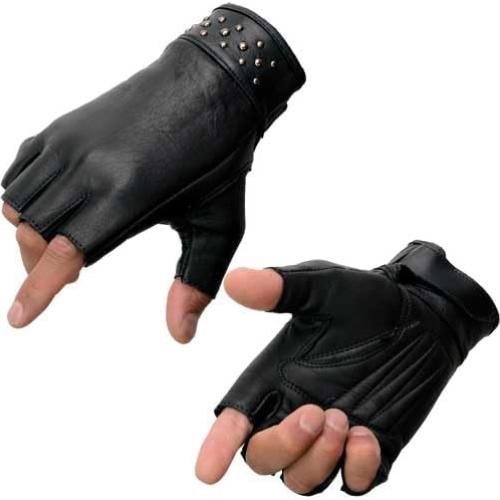 Guantes de moto Milwaukee Leather MG7761 mujer cuero negro